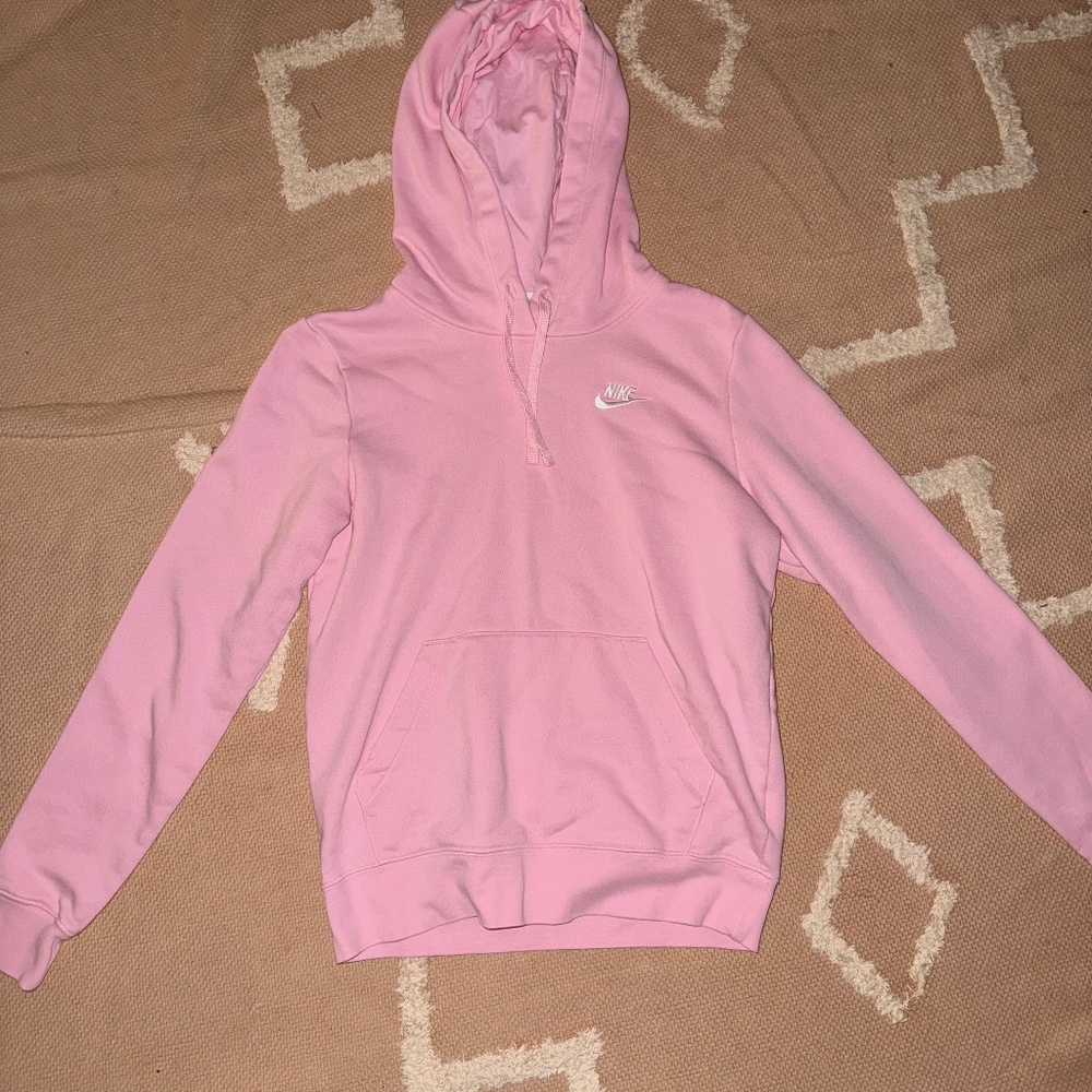 Nike Pink Hooded Sweatshirt